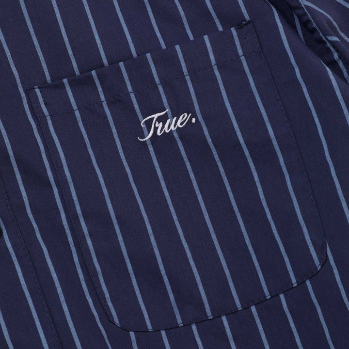 The Journey Striped Shirt - Navy Blue