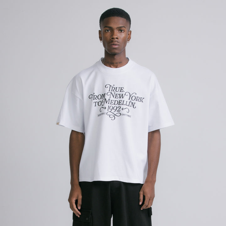 True Caps Boxy T-Shirt - White
