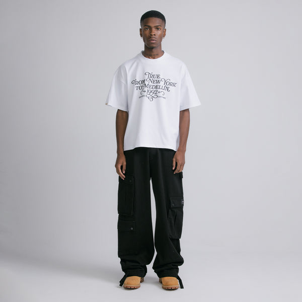 True Caps Boxy T-Shirt - White