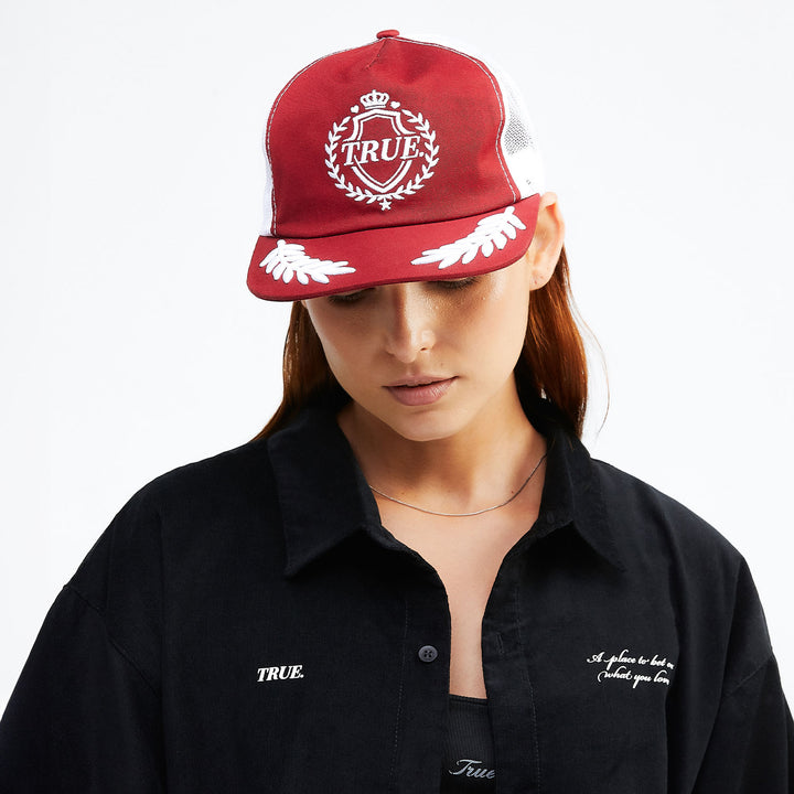 True Lounge Golfer Cap - Deep Red