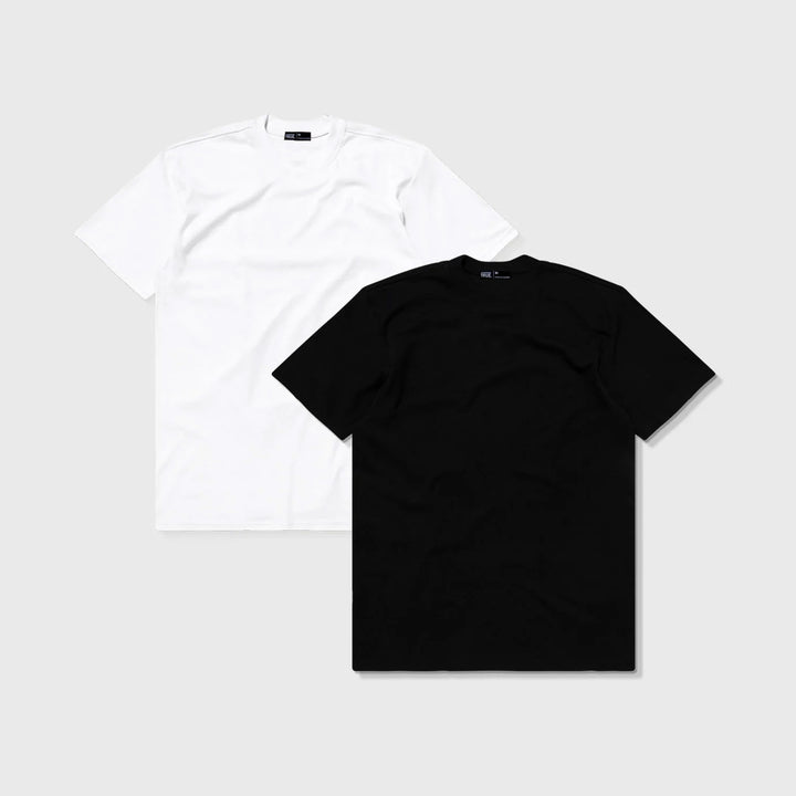 True Basic Rubber T-Shirt Pack X 2