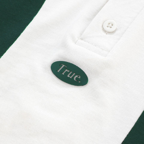 True Lounge Cropped Polo - Pine Green