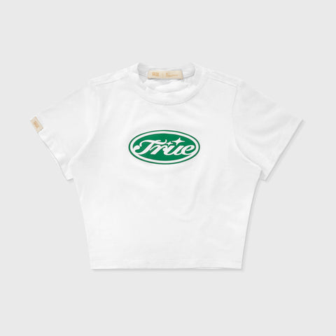 True Stamp Slim Tee - White