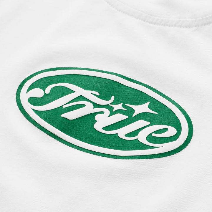 True Stamp Slim Tee - White