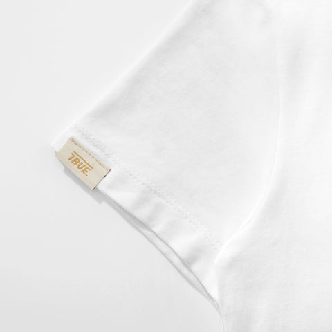 True Stamp Slim Tee - White