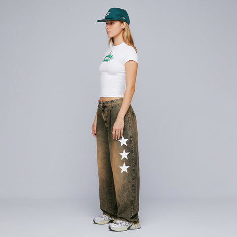 True Stamp Slim Tee - White
