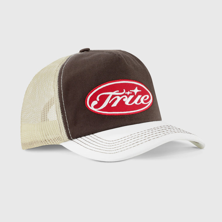 True Stamp Trucker Cap - Brown