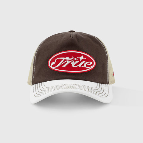 True Stamp Trucker Cap - Brown