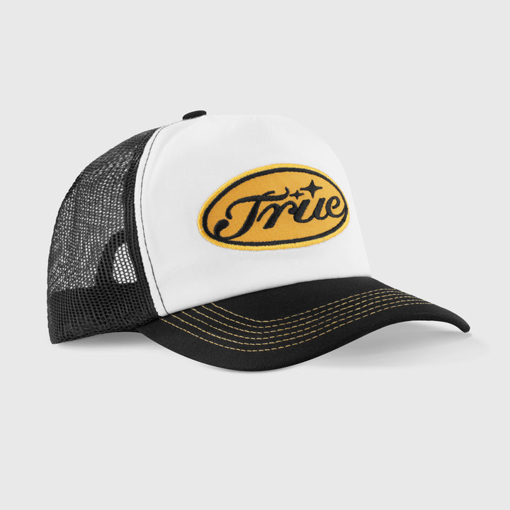 True Stamp Trucker Cap - Black