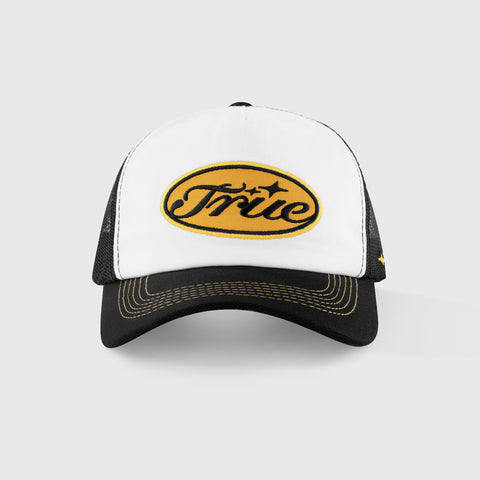 True Stamp Trucker Cap - Black