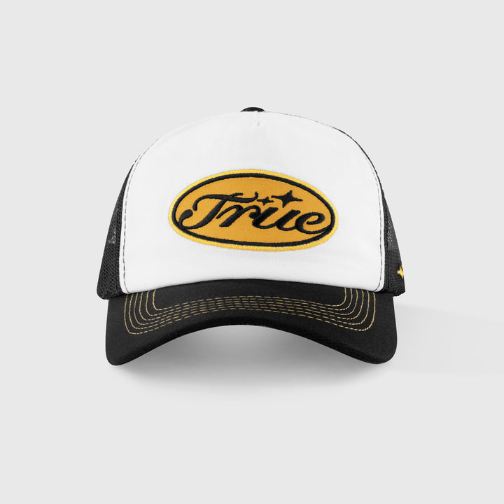True Stamp Trucker Cap - Black
