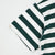 Striped Boxy Tee - Pine Green
