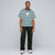 Striped Boxy Tee - Pine Green