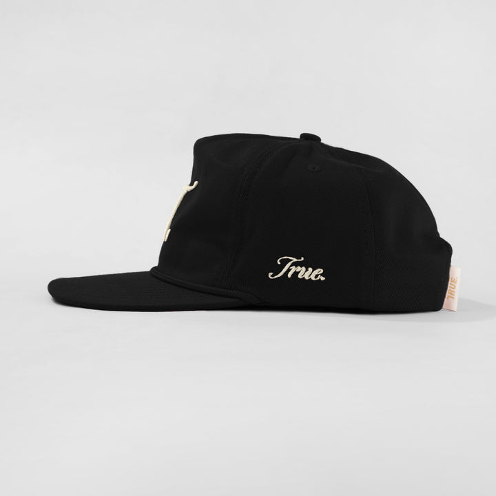 True Way Golfer Cap - Black