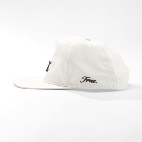 True Way Golfer Cap - Cream