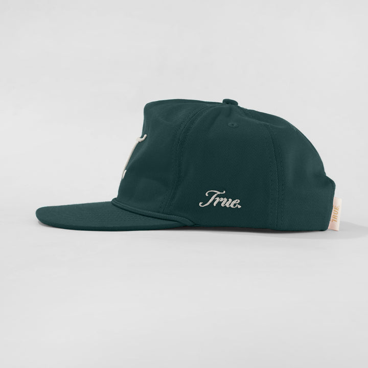 True Way Golfer Cap - Green Pine