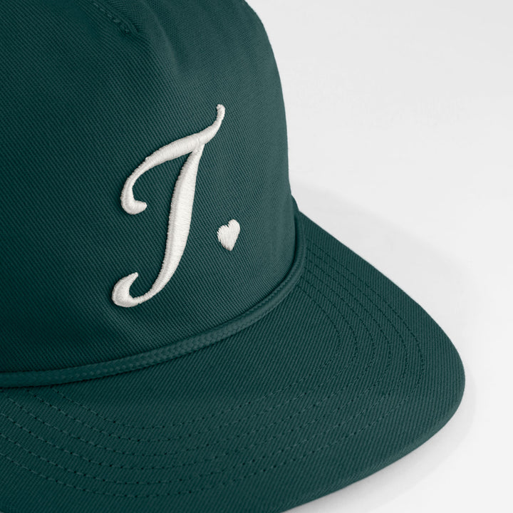 True Way Golfer Cap - Green Pine