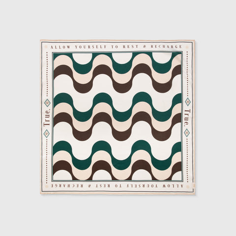 Waves Bandana - Cream