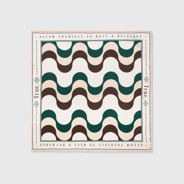 Waves Bandana - Cream