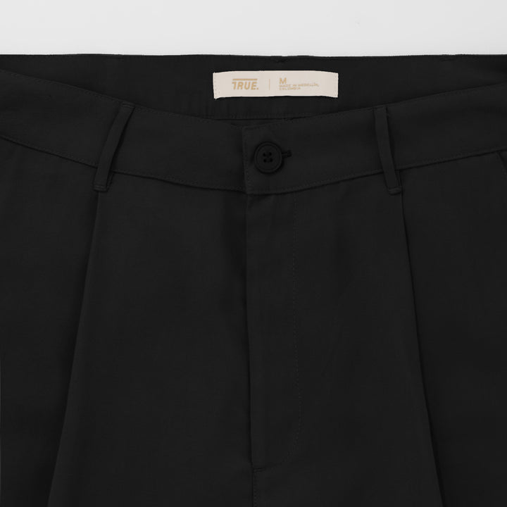 Wide Leg Trousers - Black
