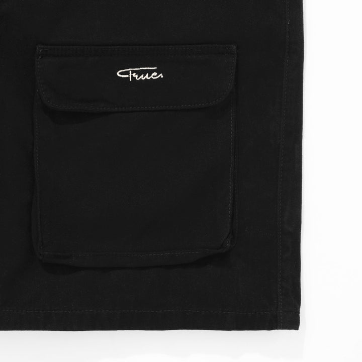 The Green Edit Cargo Shorts - Black