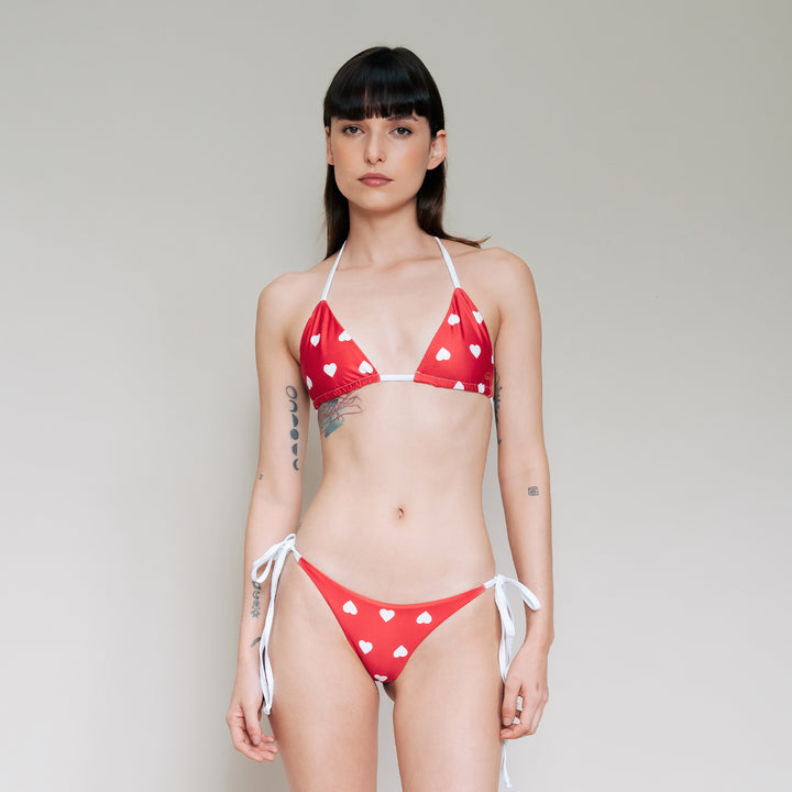 HofT Hearts Bikini Top - Red