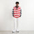 Striped LS Polo Shirt - Cherry