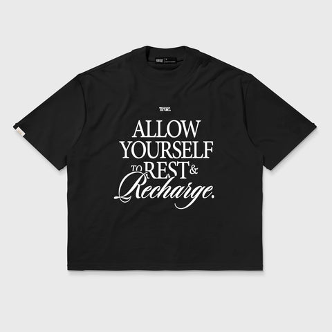 Retreat Box-Fit T-Shirt - Black