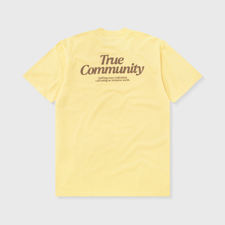 Community T-Shirt - Light Yellow
