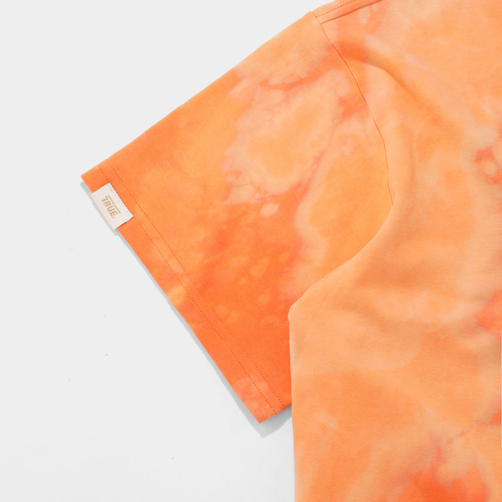 Tie Dye Oversized T-Shirt - Orange