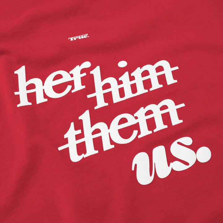 Us Oversized T-Shirt - Red