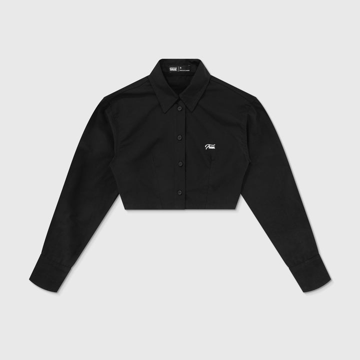 Cropped Shirt - Black