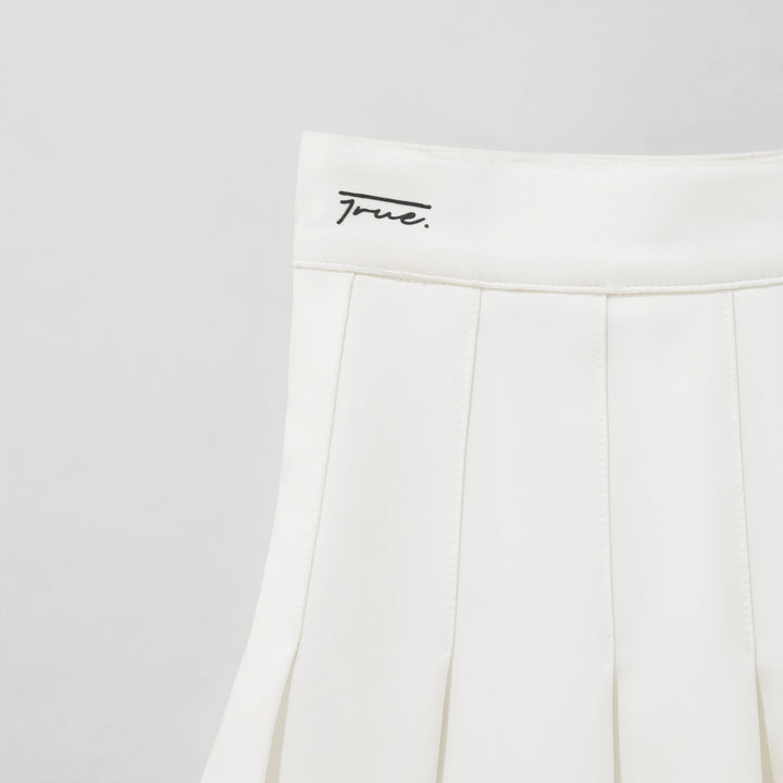 Legend Pleated Skirt - White
