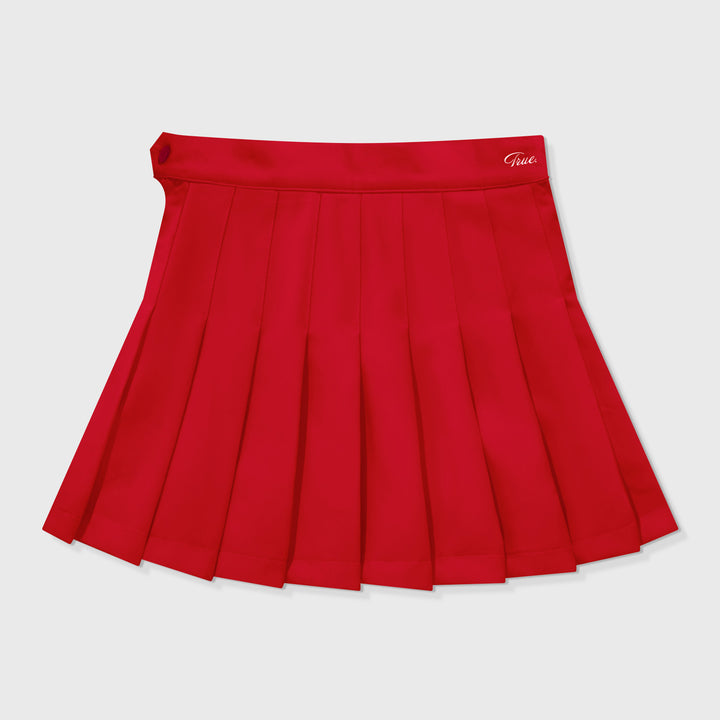 The House Of True Pleated Skirt - Red