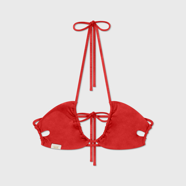 Lounge String Bikini Top - Red