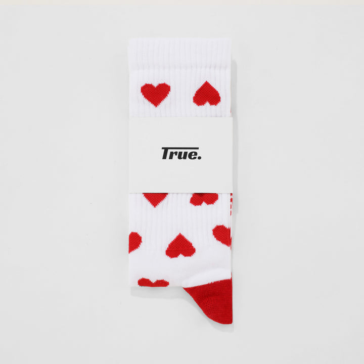 Hearts Socks - Red