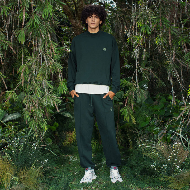 The Green Edit Pullover - Pine Green