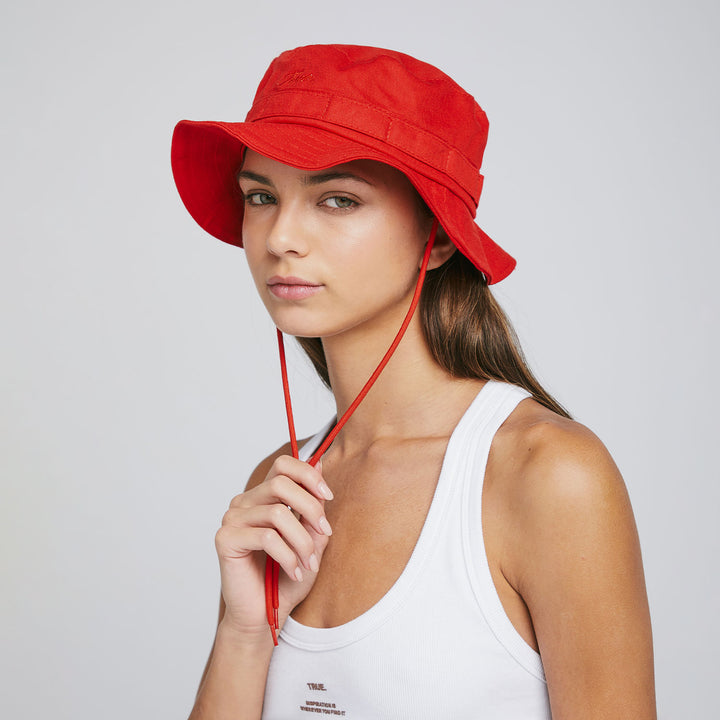 Signature Fisher Hat - Red