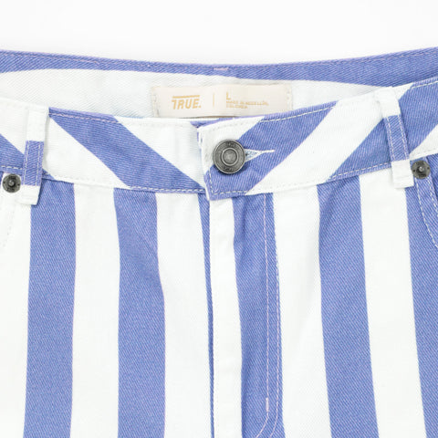 Striped Bermuda Shorts - Blue