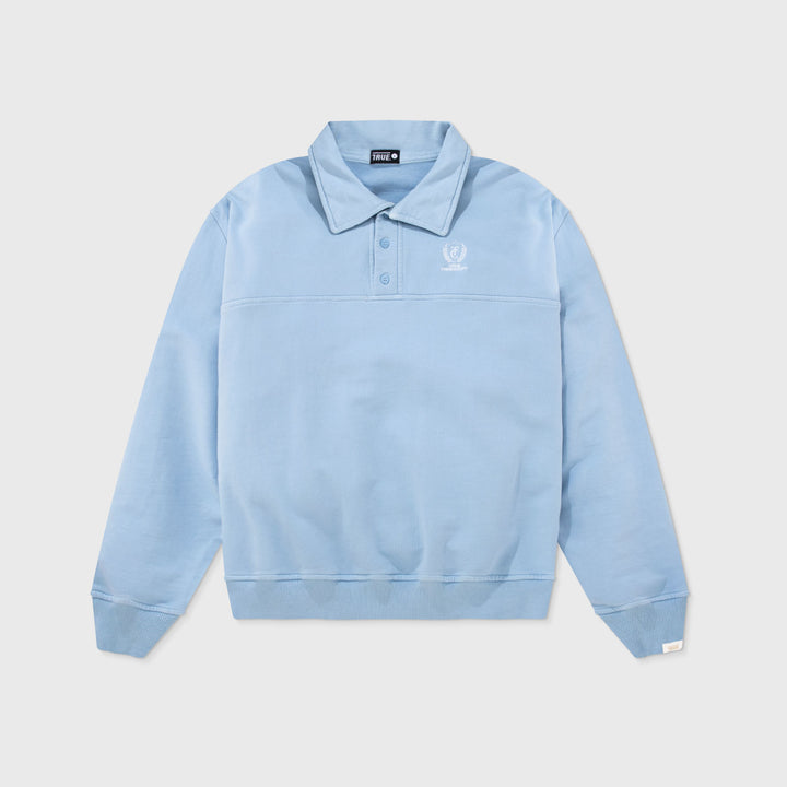 Community Box-Fit Sweater - Light Blue