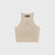 The Green Edit Ribbed Top - Sand