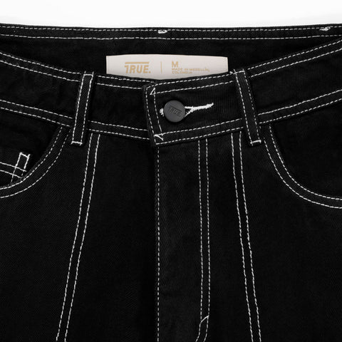 Cargo Multi-Pocket Pants - Black