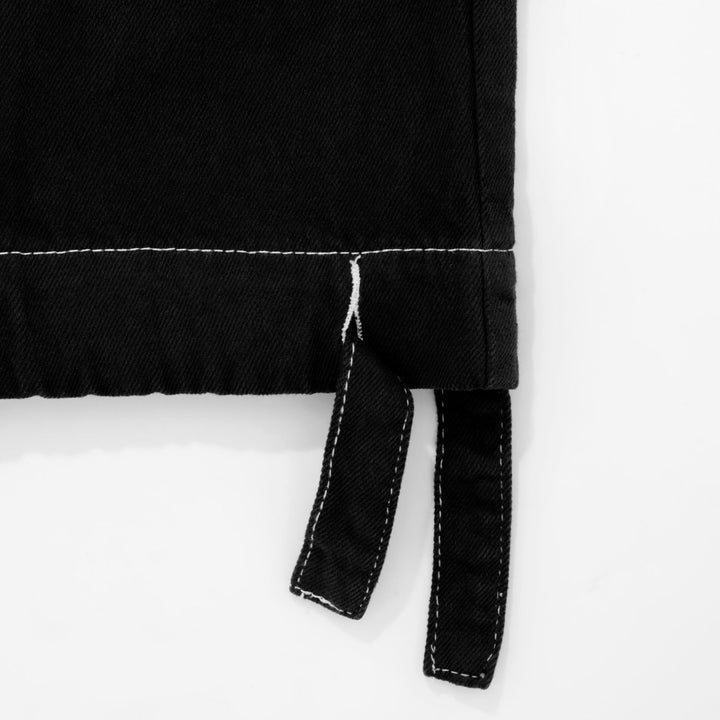Cargo Multi-Pocket Pants - Black