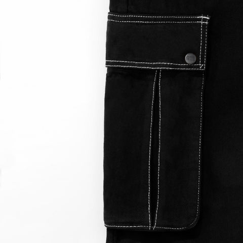 Cargo Multi-Pocket Pants - Black