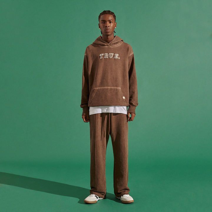 Aire Libre Washed Hoodie - Brown