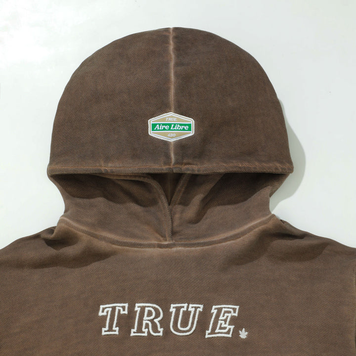 Aire Libre Washed Hoodie - Brown