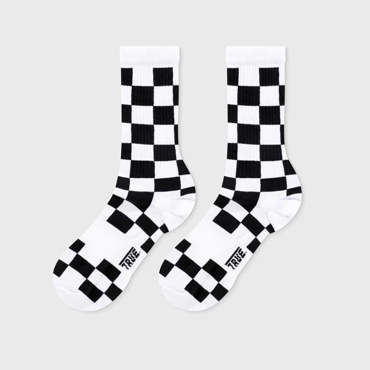 Chess Socks - White