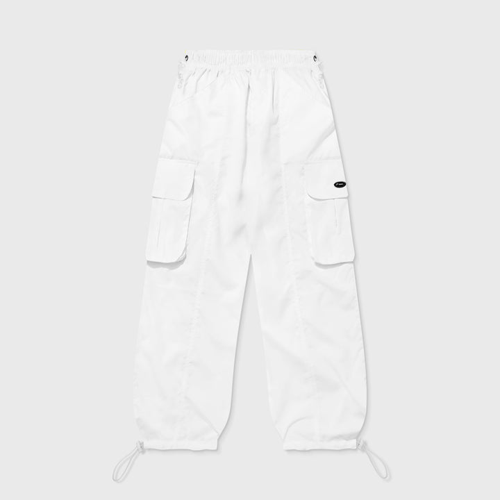 Parachute Cargo Pants - White