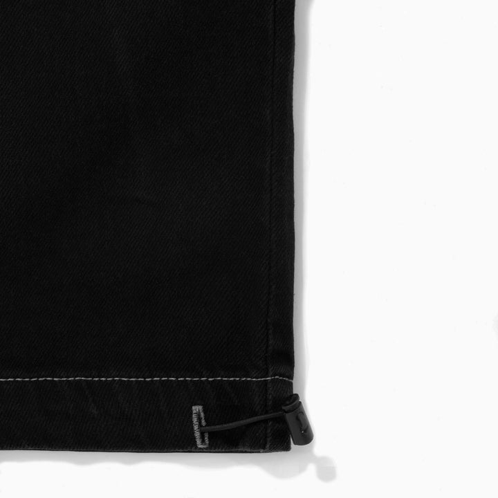 Pocket High Waisted Pants - Black