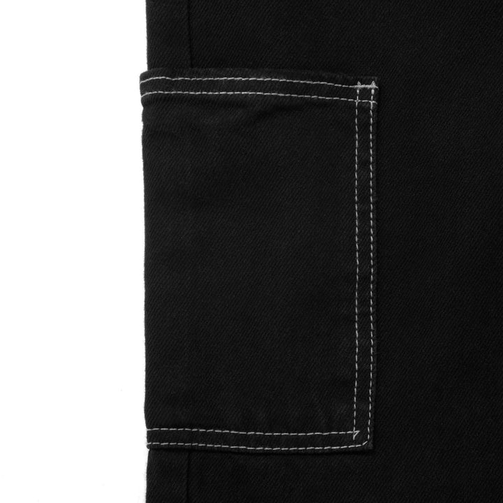 Pocket High Waisted Pants - Black